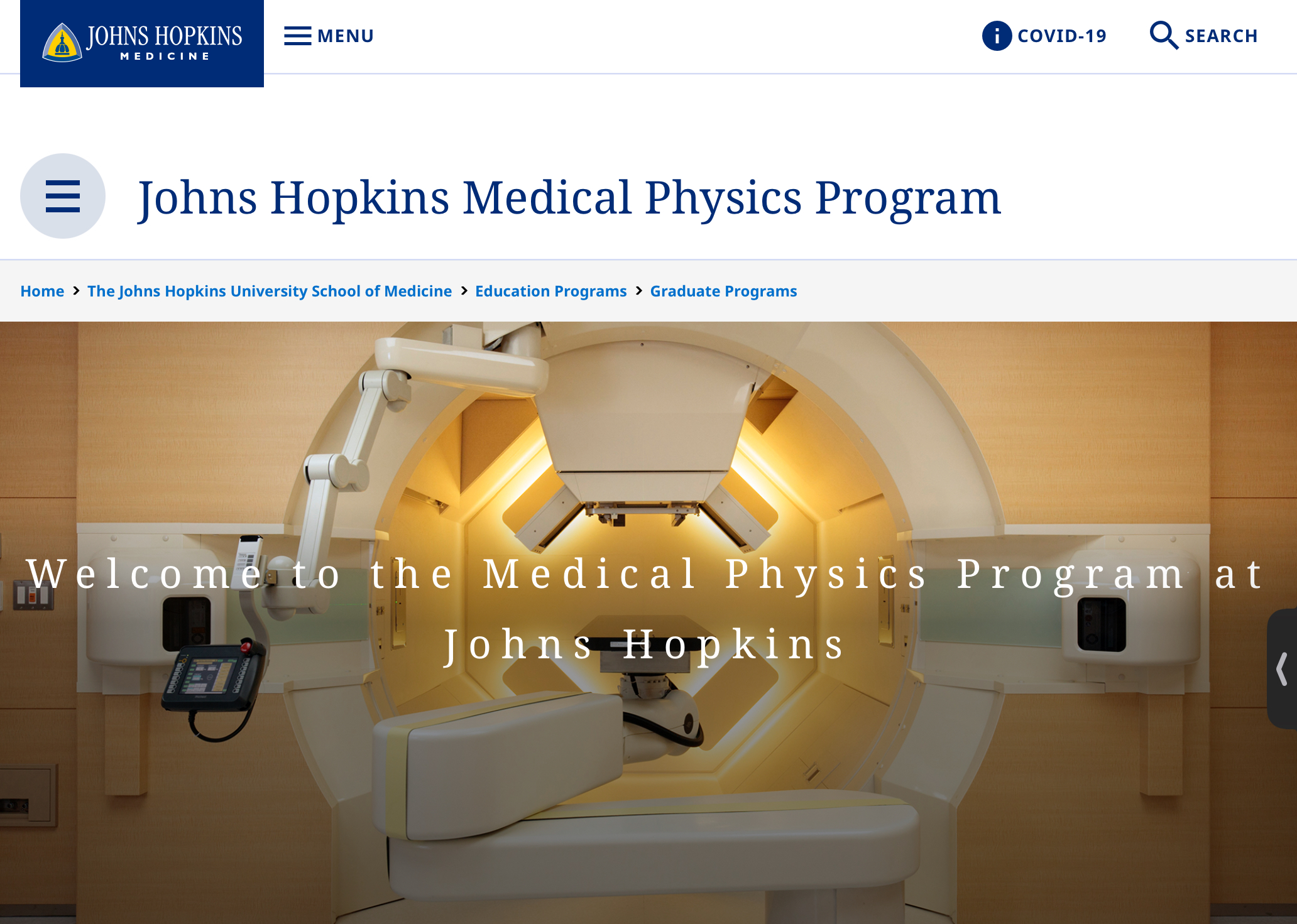 Opportunities and Medical Physics PhD Program Featured Image